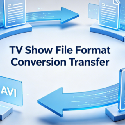 TV Show File Format Conversion Transfer